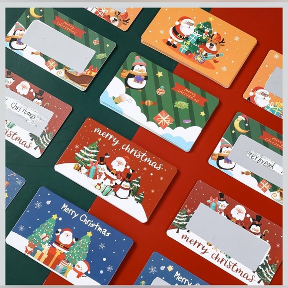 Festive Christmas Scratch Cards Set 40 Count - Picture 4 of 7